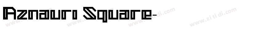 Aznauri Square字体转换